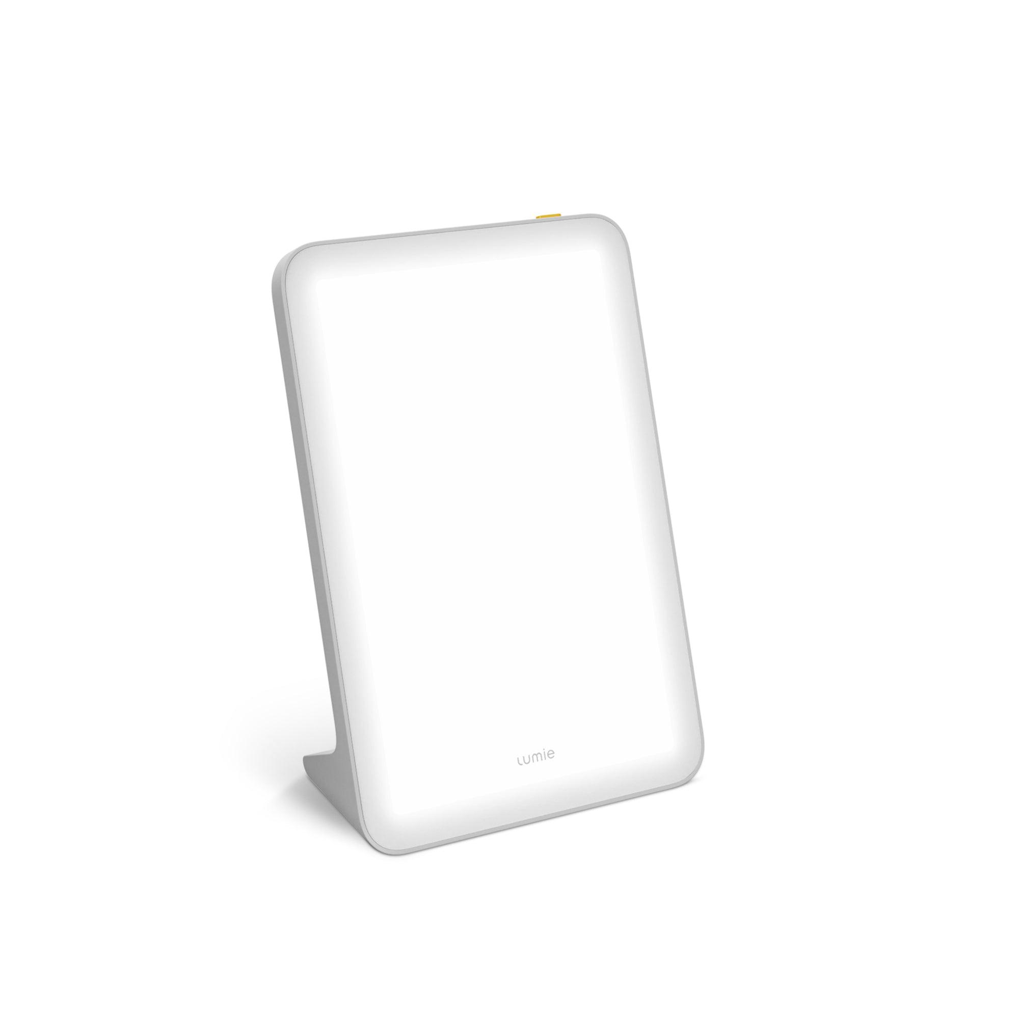 Lumie Mini kompakt lysterapilampe i hvidt design