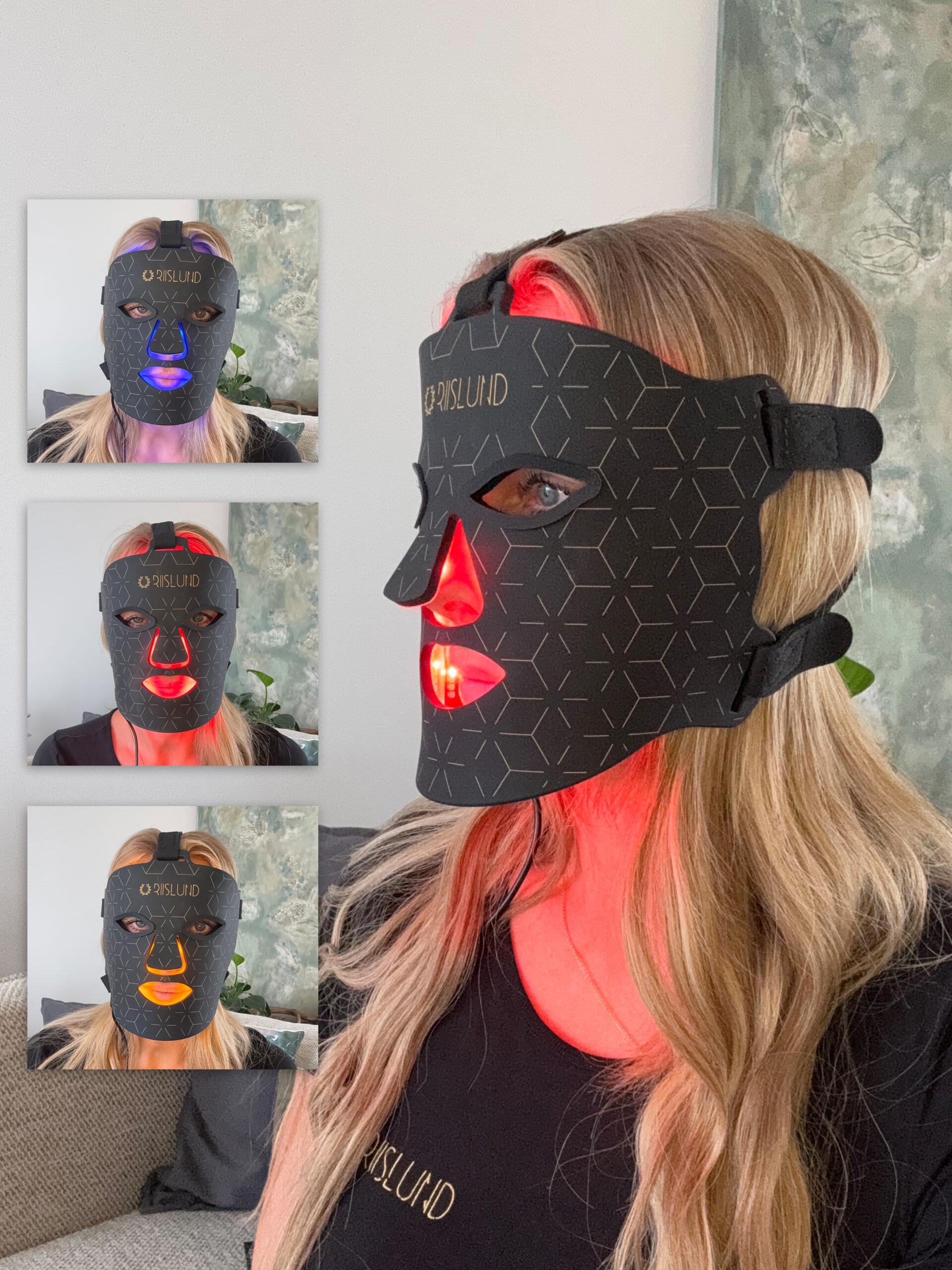 Riislund Light Therapy Face Mask, lysterapi maske til ansigtet