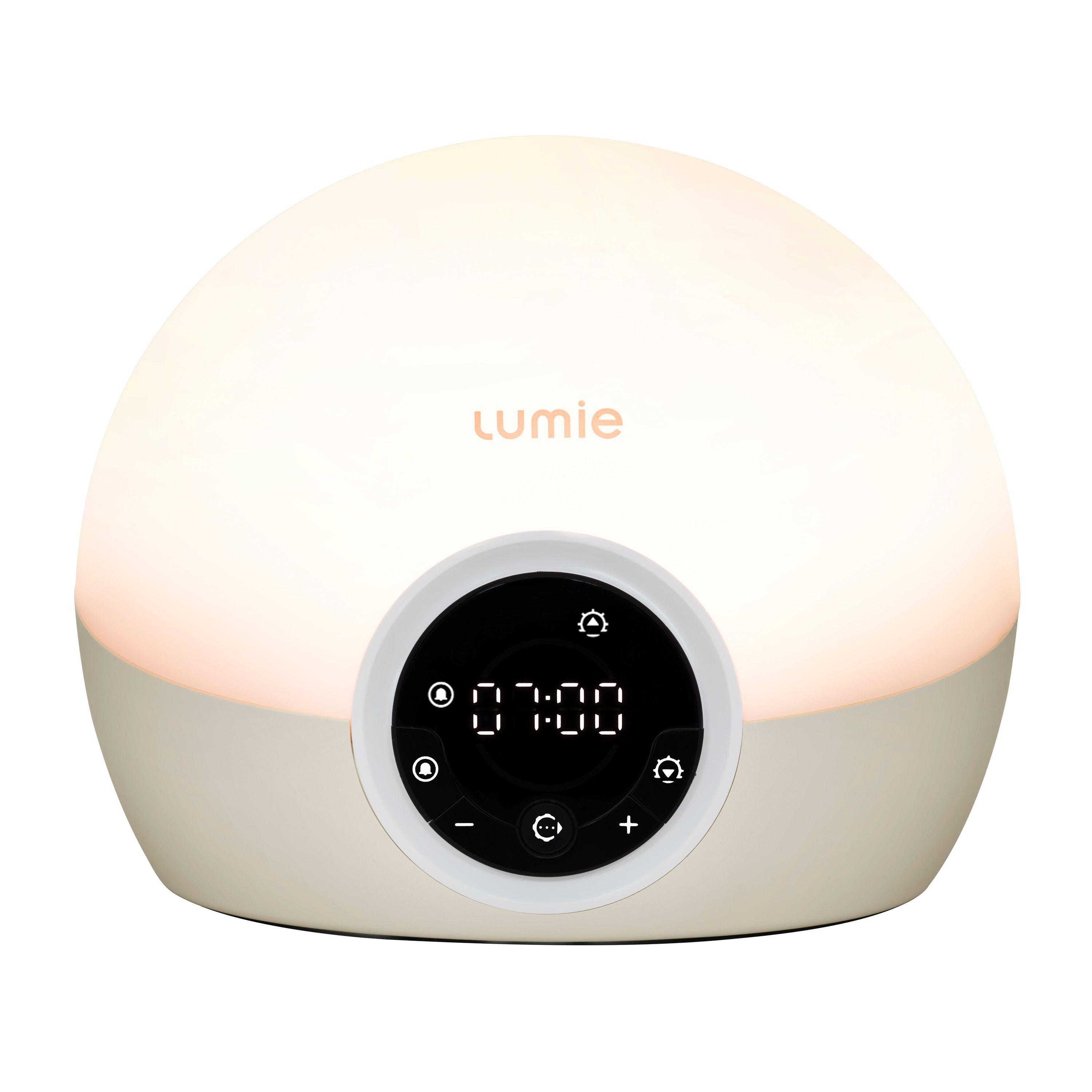 Lumie Bodyclock Spark lysvækkeur i enkelt hvidt design