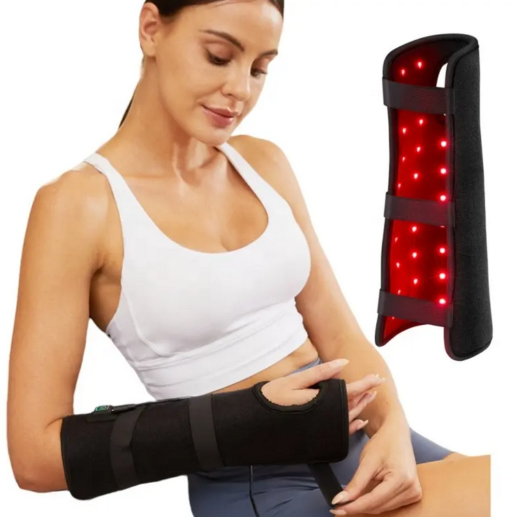 Heat Sense rød lys terapi wrap formsyet til håndled og underarm
